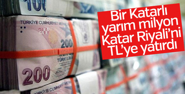 Yarım milyon Katar Riyali Türk Lirası’na çevrildi