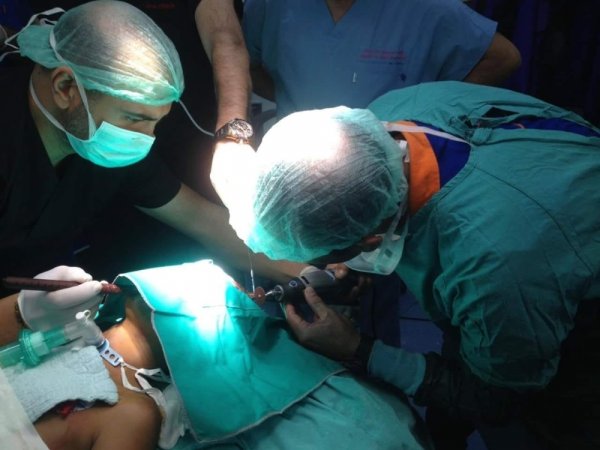 Zonguldak'ta bir çocuğun kafasına demir saplandı
