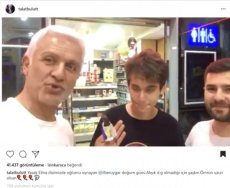 Talat Bulut benzincide doğum günü kutladı