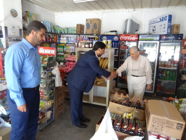 Hüda Par'dan Esnaf Ziyareti