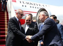 Cumhurbaşkanı Erdoğan Tahran'da