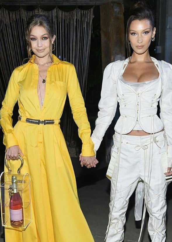 Gigi Hadid’in şaraplı çantası