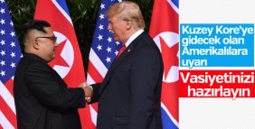 Amerika vatandaşlarını uyardı: Kuzey Kore'ye gitmeyin