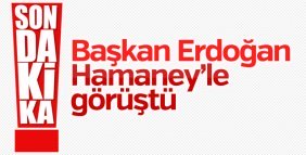 Başkan Erdoğan Ali Hamaney'le görüştü