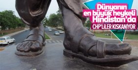 Hindistan'da dünyanın en büyük heykeli tamamlanıyor