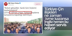 İngilizler, Türkiye-Çin ilişkilerinden rahatsız
