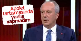 Muharrem İnce: Apolet konusunda hatalı yapmadım