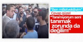 Polisten HDP'li vekile: Tanımıyorum seni