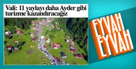 Rize'ye 11 yeni Ayder Yaylası daha yapılacak
