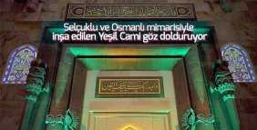 Taşları bir bir işlenen caminin yapımı 30 yılı aştı