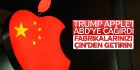 Trump'tan Apple'a: Fabrikalarınızı Çin'den taşıyın