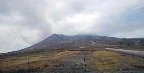 Erciyes Dağı'na mevsimin ilk karı yağdı