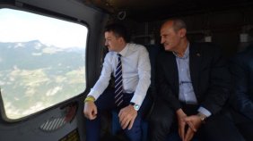 Yusufeli Barajı'na havadan tahlil