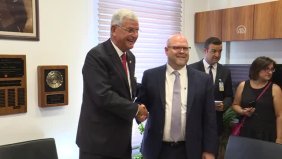 Volkan Bozkır, ABD'nin Ankara Büyükelçiliği Maslahatgüzarı'nı Kabul Etti