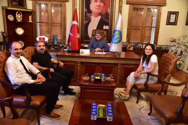 Başkan Can, Konuklarını Ağırlamaya Sürdürüyor