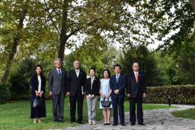 Japon Prenses, Baltalimanı'ndaki Japon Bahçesi'ni gezdi