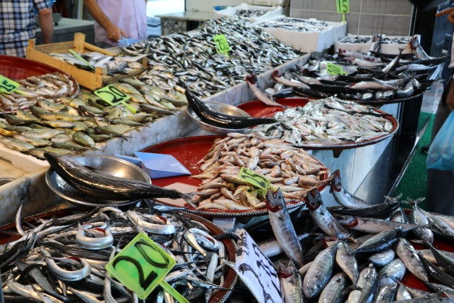 Rize de Tezgahlarda Balık Bolluğu