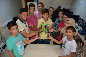 Şanlıurfalı öğrenciler robot yaptı