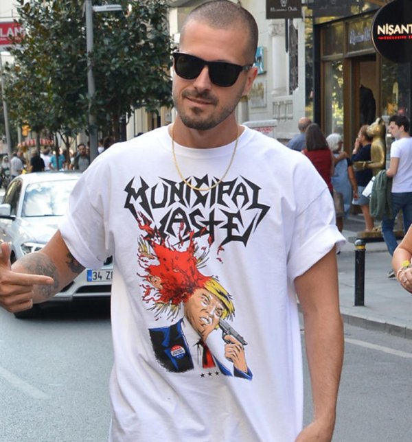 Orhan Gencebay’ın oğlu Trump’lı tişörtü