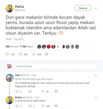 Pucca kocasını dövenlere teşekkür etti