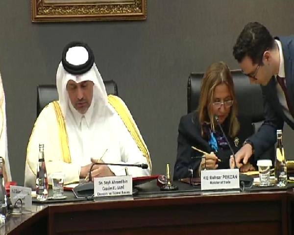 Türkiye-Katar Ticaret ve Ekonomik Ortaklık Anlaşması Paraflandı