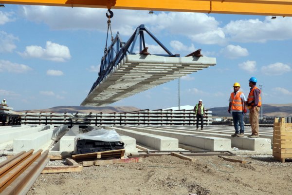 Ankara-Sivas YHT ray serim çalışmaları sürüyor