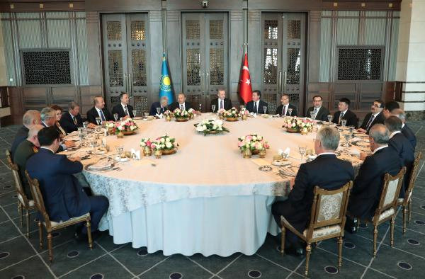 Kazakistan Cumhurbaşkanı Nursultan Nazarbayev Beştepe’de//ek Fotoğraf