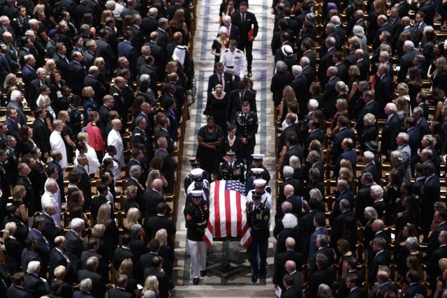 ABD'li Senatör Mccain'in Cenaze Töreni Düzenlendi