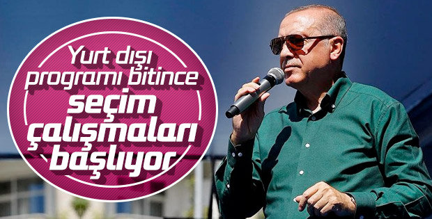 Başkan Erdoğan'ın lokal seçim hazırlığı