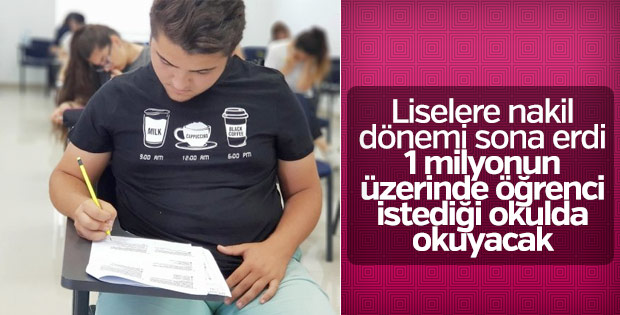 Bir milyonun üstünde öğrenci istediği okullara yerleşti