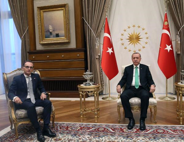 Cumhurbaşkanı Erdoğan, Almanya Dışişleri Bakanı Heiko Maas'ı Kabul Etti