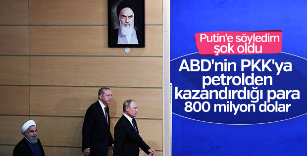 Erdoğan: ABD YPG'yi petrolle besliyor