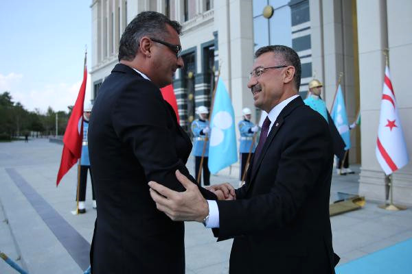 Erdoğan, KKTC Başbakanı Erhürman'ı Kabul Etti //ilave Resim