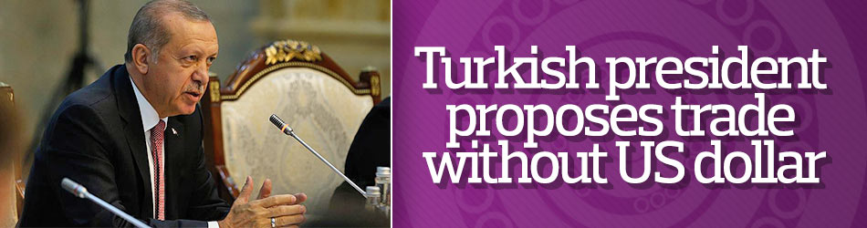 Erdoğan proposes trade without ZIHIN dollar