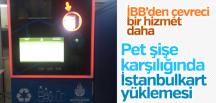 İBB’den pet şişeyle İstanbulkart yükleme makinesi