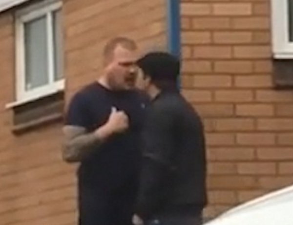 İngiltere'de park kavgası