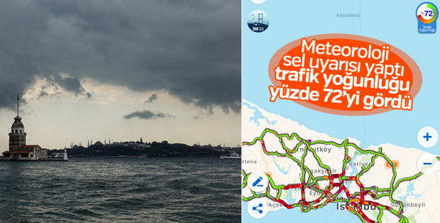 İstanbul'da 10 ilçe için sel uyarısı