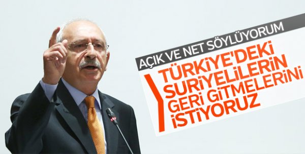 Kılıçdaroğlu'ndan Suriyelilerle ilgili bakış açısı dersi