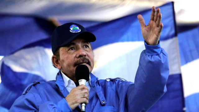 Nikaragua Cumhurbaşkanı Ortega ABD'ye Rest Çekti