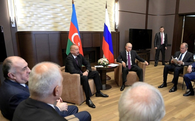 Putin ve Aliyev Soçi'de Dağlık Karabağ Sorununu Görüştü