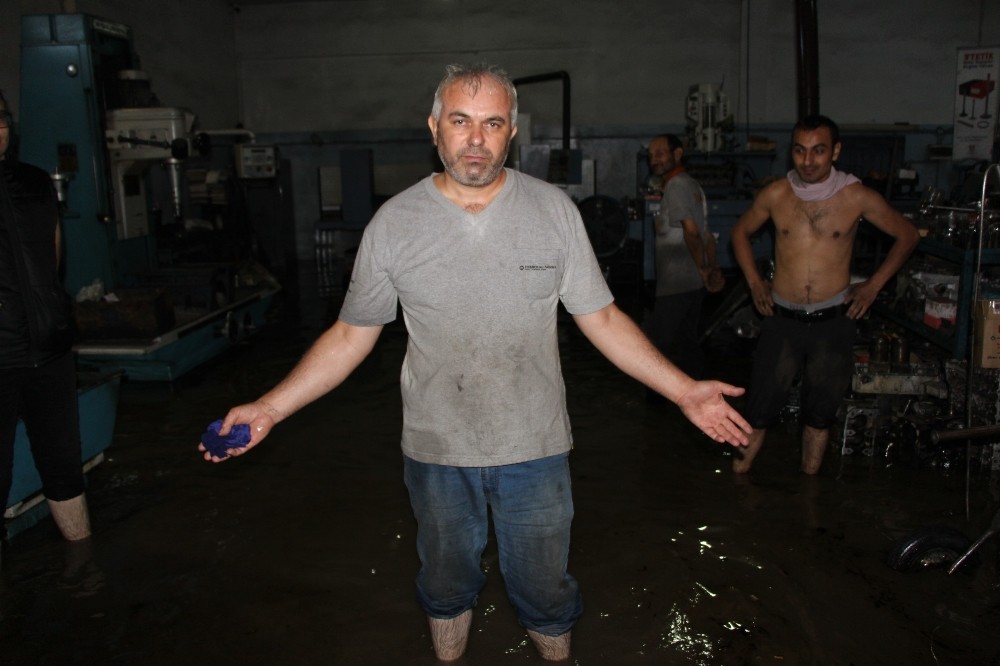 Samsun ’da sanayiyi su bastı
