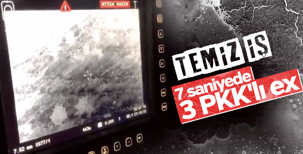 3 PKK’lı teröristin öldürülme hatıra