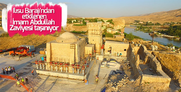 800 tonluk tarihi türbe Hasankeyf’ten taşınacak