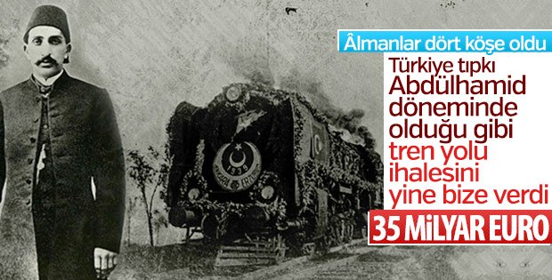 Almanlar Türkiye’ye demiryolu yapacak