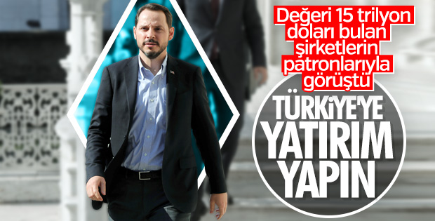 Bakan Albayrak finans kuruluşlarının yöneticileriyle görüştü