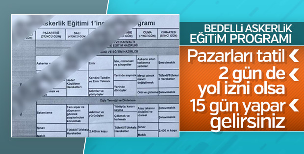 Bedelli askerlik eğitim programı