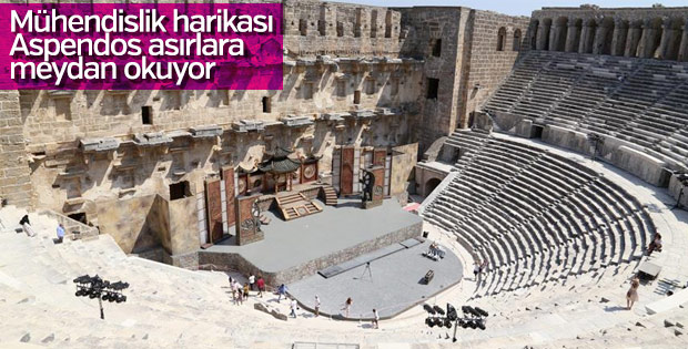 Buram buram tarih kokan şehir: Aspendos