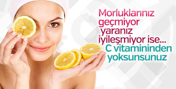 C vitamini eksikliği hayatın her anında baş gösteriyor