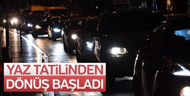 Çanakkale’de 5 kilometrelik feribot kuyruğu