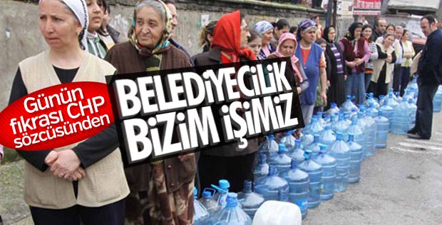 CHP: Belediyeciliği biz biliriz